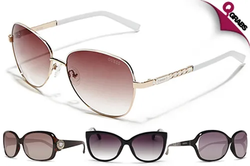 For QR195 Battle the Sun in Style with Guess Women’s Sunglasses - Choose from 9 Trendy Designs! (Up to QR456 Value)